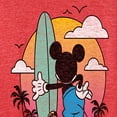 thumbnail image 3 of Disney - Mickey & Friends - Mickey Surfing After Sunset - Women's Short Sleeve Graphic T-Shirt, 3 of 5