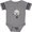 Football Heather and Smoke, variant on Inktastic Metal Face Boys or Girls Baby Bodysuit