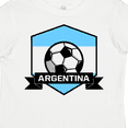 thumbnail image 4 of Inktastic Soccer Argentina Flag Banner Boys or Girls Toddler T-Shirt, 4 of 5