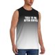 thumbnail image 2 of Camiseta sin mangas para hombre "Hablemos después del café", camisetas sin mangas musculosas, camisetas sin mangas para hacer ejercicio en el gimnasio, camisetas sin mangas para playa de verano., 2 of 8