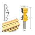 thumbnail image 2 of Cortador De Carpintería De 44563 Vástago Cortador De Enrutador De Moldes Arquitectónicos De Alta Cortador De Bordes Práctico Herramienta De Carpintero Fácil De Usar Para Gabinetes De Puertas Scienceny TO002094-00, 2 of 6