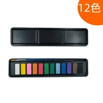 Namzi Watercolor Paint Watercolor Set, Watercolor Paints, Solid Watercolor, 12 Colors, Ideal for Art Creation-Black Box