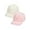 Beige & Light-pink, variant on 2Pcs Baby Baseball Cap Toddler Hat for Boys Girls Baby Sun Hat Cotton Kids Baseball Hat Infant Hat Cap (White & Dark-pink,2-4 Years)