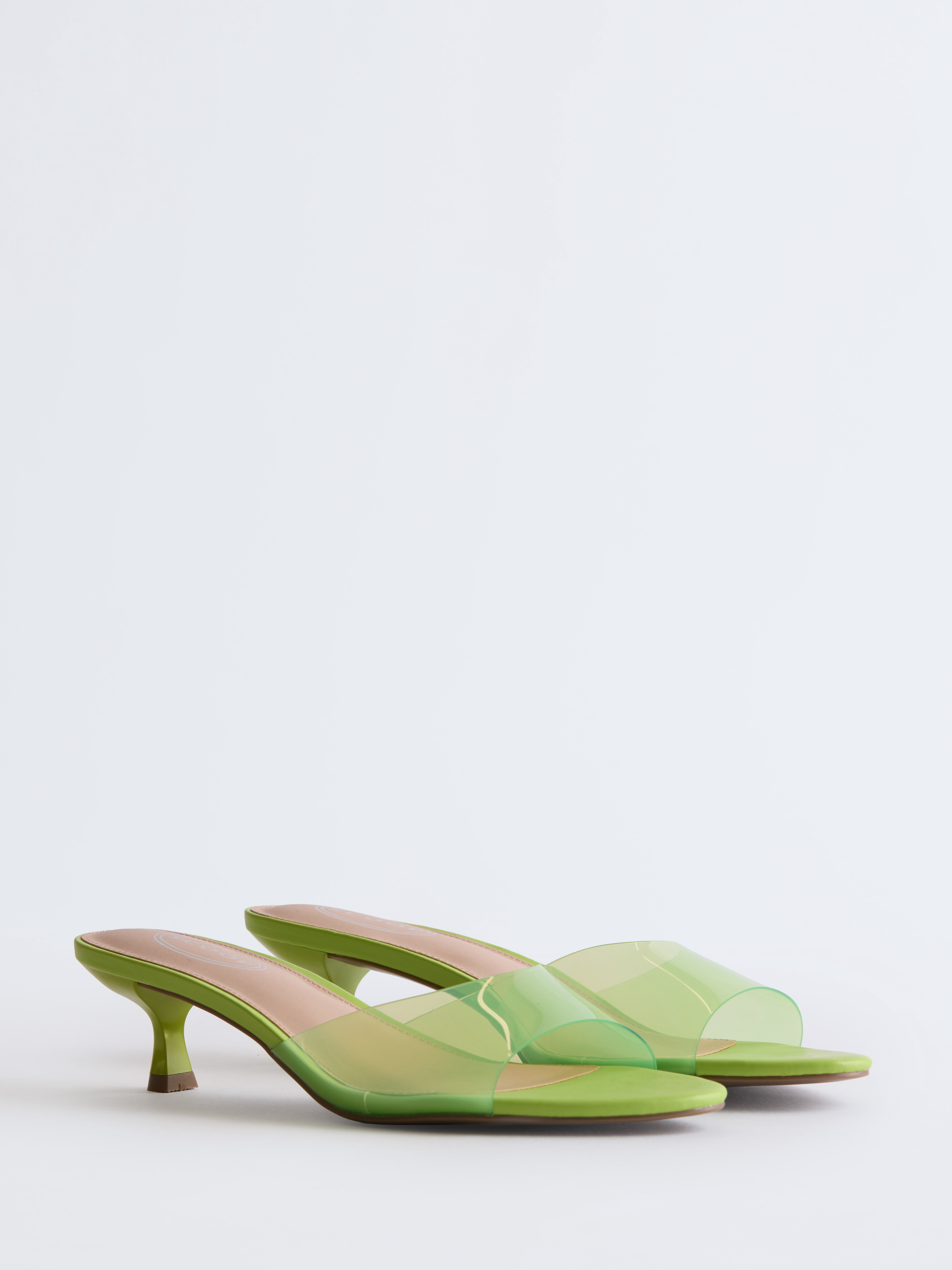 Scoop Women's Jelly Slide On Kitten Heels