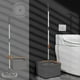 thumbnail image 1 of XWSHYW Trapear Juego de Trapeador y Baldea con Escuridor: Permit La Separación Automática de Aguas Residuales y Agua Limpia: Trapeador Telescópico de Acero Inoxidable, Balde de Limpieza, Trapeador pa, 1 of 6