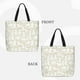 thumbnail image 2 of Balery White Rabbit Bolsa de Mano para Mujeres con Cremallera, Bolsa de Gimnasio con Compartimentos, Bolsa para Laptop, Bolsa para Trabajo, 2 of 7