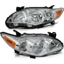 AUTOMUTO Compatible With for Toyota Corolla 2011-2013 OE-Style Headlight Headlamp Assembly