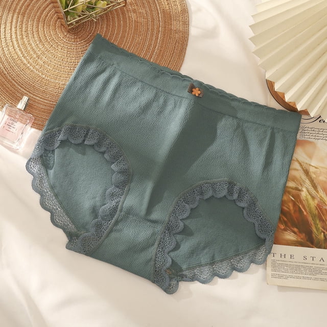 Puntoco Bragas para mujer, cintura alta, ropa interior sin costuras para mujer, entrepierna de algodón sin costuras y elástica, transpirables, sexys, de cintura media, levantan la cadera, cómodas
