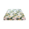 thumbnail image 3 of AYktou Colorful Floral Fitted Sheet, Full Size Cooling & Breathable Bed Sheets, Ultra Soft Microfiber Bedding Sheet Mattress Cover Comfortable Deep Pockets Fitted Sheets for Home, 71×79×10 Inch, 3 of 7