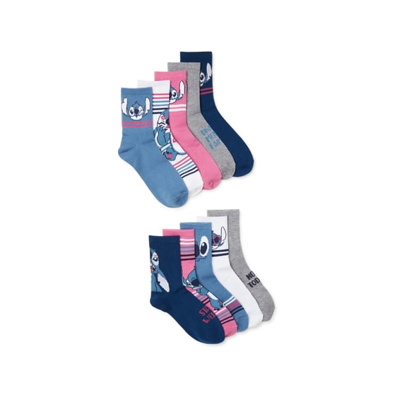 Women's Lilo and Stitch 10 Pack Shortie Crew Socks