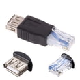 thumbnail image 5 of USB Type A Female To RJ45 Male Ethernet LAN Router Socket Plug Adapter, 5 of 8