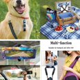 thumbnail image 4 of Jeiento Sea Turtle Car Accessories Sets with Auto Seat Protector Steering Wheel Cover Seatbelt Pads Trash Bin Rearview Mirror Cover Coasters Keychain Lipstick Holder Auto Decor for Van Truck 13pcs, 4 of 7