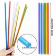 thumbnail image 3 of 1000Pcs 10.3 Inch Disposable Plastic Straws Assorted Bright Colors, 3 of 5