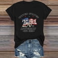 thumbnail image 4 of Helii Independence Day 250th Anniversary USA Shirt Womens 4th of July 1776-2026 T-Shirts Patriotic Shirts American Flag Graphic Top Summer Tops Black M, 4 of 5