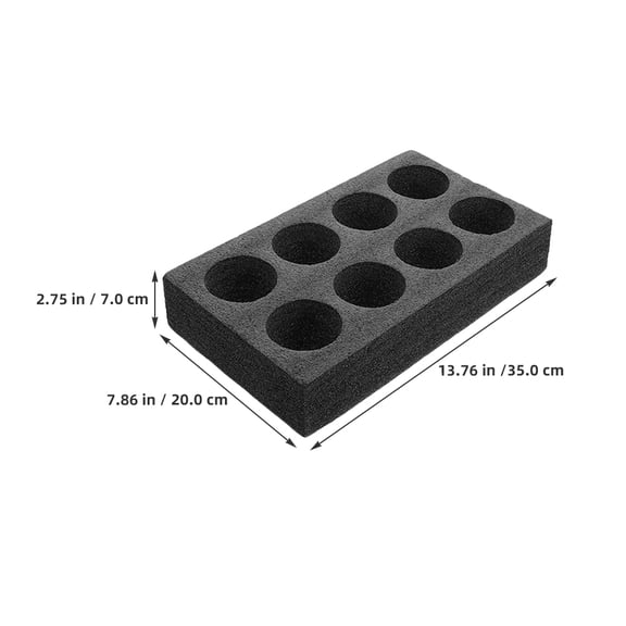 ETEREAUTY 3Pcs Lightweight Drink Holder Tray Black Versatile Beverage Cup Carrier for Outdoor