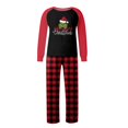 thumbnail image 2 of Conjuntos de pijamas navideños familiares a juego Grinch 2024, pijama de Grinch con parte superior y pantalones de pijama a cuadros, pijama de Grinch para niños y adultos para la familia, Mujer XXL, 2 of 4