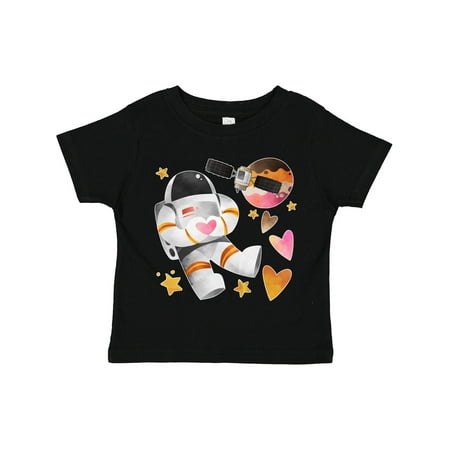 

Inktastic Astronaut Valentine Outer Space Hearts Gift Toddler Boy or Toddler Girl T-Shirt