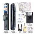thumbnail image 3 of Door Lock, 3D Face Recognition Smart Door Lock Access Control 7 Unlocking Method For 40-70mm Wooden Door Work Well In The Dark ,Easy to Install, 3 of 7