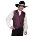thumbnail image 1 of Scully RW093-BUR-L Mens Rangewear Scarboro Paisley Vest- Burgundy- Large, 1 of 1