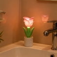 thumbnail image 5 of Oioii 5.31x2.09in Preserved Florals Night Light - Mini Ambient Lamp, Perfect Valentine's Day Festive Decor & Home Accent for Romantic Atmosphere, A, 5 of 7