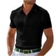 thumbnail image 2 of pstuiky camisetas para hombre, Camisa de manga corta con botones y solapa para hombre, de color liso, para vacaciones y tiempo libre camisetas de hombre xxxl, 2 of 9