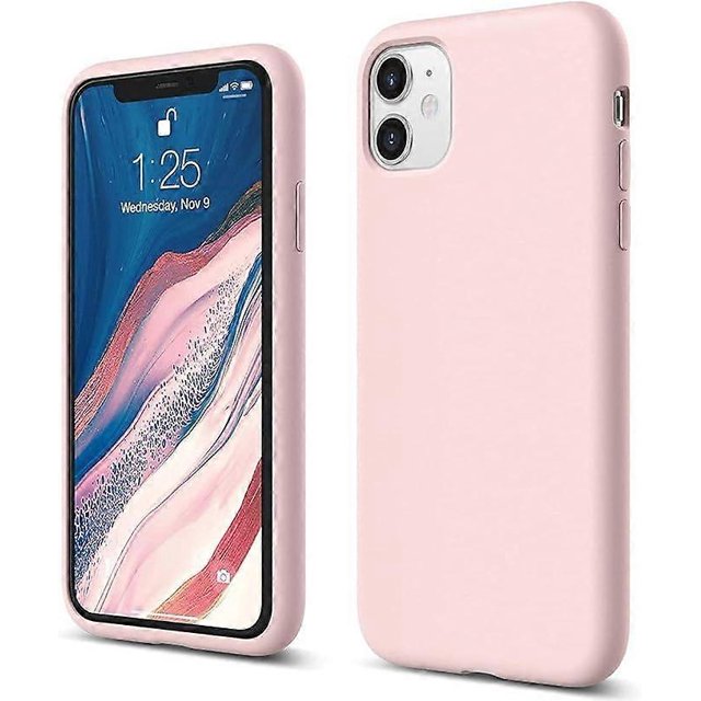 Compatible con funda para iPhone 11, funda de silicona líquida ultrafina de cobertura total de gel suave de goma.