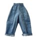 thumbnail image 4 of Pantalones de pierna ancha a escala 1/6 para figuras masculinas de 12 pulgadas, elegantes pantalones casuales retro estilo DIY, accesorios para azul, 4 of 8