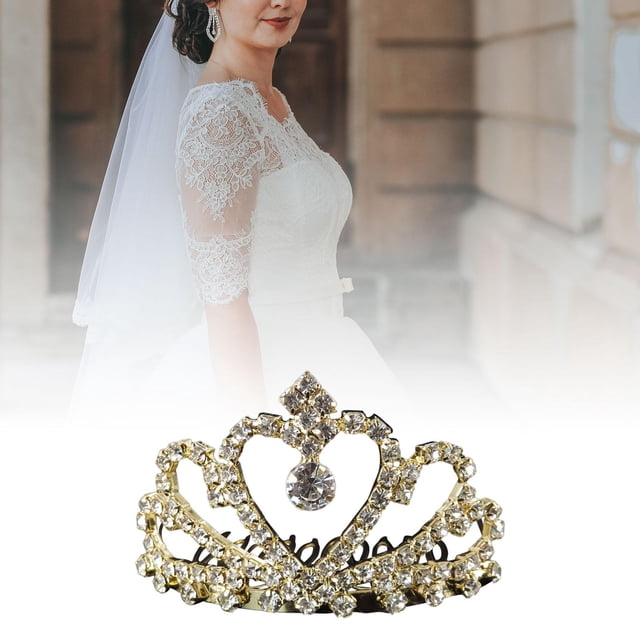 Tocado de Corona de boda para mujeres y niñas perfecl Tiaras nupciales