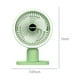 thumbnail image 3 of Ventilador de escritorio USB con luz nocturna, mini ventilador portátil, 3 velocidades, con enchufe, rotación de viento fuerte, silencioso, pequeño, personal, para escritorio en casa., 3 of 6
