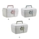thumbnail image 3 of Bearachild Caja de almacenamiento de plástico portátil, materiales de gran capacidad, hebilla de seguridad, botiquín médico, caja de medicina Almacenamiento y organización del hogar Verde Nórdico, 3 of 6