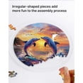 thumbnail image 2 of AuroraX Acrylic Puzzles for Adults Suncatcher Kit,Jigsaw Puzzles for Adults 3D Dopamine Decor Stress Relief Gifts Shatterproof Fade Resistant Xmas Gifts for Puzzle Lovers, 2 of 6