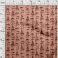 thumbnail image 3 of oneOone Velvet Pink Salmon Fabric Tropical Tree Craft Projects Decor Fabric Printed By The Yard 58 Inch Wide, 3 of 4