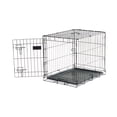 thumbnail image 4 of Carlson Secure Foldable Single Door Metal Dog Crate, Small, Black, 24” L, 4 of 12