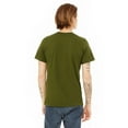 thumbnail image 3 of BELLA + CANVAS Men’s Jersey Tee, 100 Cotton, Short Sleeve Crew T-Shirt, Olive, Sizes S-4XL, 3 of 4