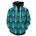 thumbnail image 1 of Sudadera con capucha y cremallera para hombre, con estampados geométricos abstractos, manga larga, genial, gran oferta 2024, ropa de calle Harajuku de gran tamaño, moda unisex, 1 of 6