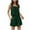 Green, variant on Simua Fashion Women Two Piece Outfits Solid Color High Waisted Shorts and Sleeveless Square Neck Tops Slim Set