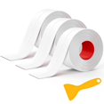 thumbnail image 1 of Cinta de Tira de Calafateo, Cinta de Calafateo Autoadhesiva Impermeable, 3 Rollos de Cinta de Calafateo Blanca para Cocina, Encimera, Baño, Protector de Bordes de Paredes con Herramienta de Sellado, 1 of 5