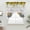 Off-White, variant on Sunflowers Swag Valances for Windows, Kitchen Curtains 36 Inch Length 2 Panels Set, Spring Botanical Truck Pig Wooden Grain Short Curtains for Small Windows Rod Pocket Cafe Curtains Drapes 28"x36"