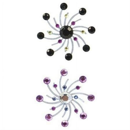 Karen Foster Swirl Burst Brads, 1-1/4", 6pk