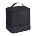 thumbnail image 1 of Bolsa organizadora de esmaltes de uñas, portátil, resistente para viajes, bolsa para suministros de uñas, estuche de transporte de esmaltes de uñas de negro, 1 of 8