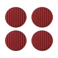 thumbnail image 1 of Unique Bargains 4pcs 50mm Wheel Center Hub Cap Sticker Emblem Badge Carbon Fiber Pattern for Car, 1 of 5