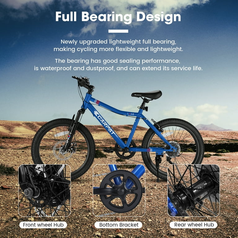Newst Kids Bike for Ages 7 12 Years Old Boys Girls 20 Inch Kids Mountain Bicycle with Training Wheels Handbrake Kids Bicycles Walmart