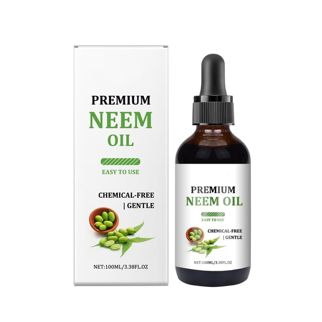 Aceite de masaje con aceite de neem para uñas, cuidado nutritivo del cuero cabelludo, nutre profundamente las uñas, 100 ml