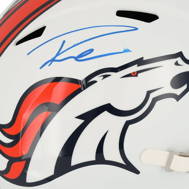 Russell Wilson Denver Broncos Autographed Riddell Speed Logo Authentic Helmet