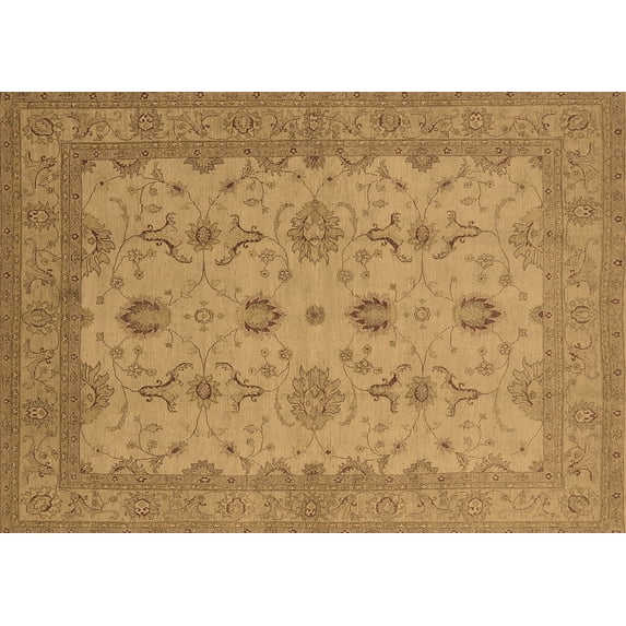Ahgly Company Indoor Rectangle Oriental Brown Traditional Area Rugs, 2' x 3'