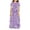 Purple, variant on RTKFRFLM Girls Short Sleeve Striped Dress Kids Casual Crewneck Graphic Maxi Dress Children's Lightweight Breathable Daily Playwear Gown Fashionable Summer Clothing for Ages 6-14 Years