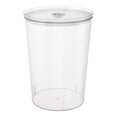 thumbnail image 2 of Kezqiaxn Plastic Containers with Lids for Food Clearance Sealed Round Bucket with Lid Grocery Snacks Transparent Food Bucket Large Capacity Thicken Household Flour Rices Storage Bucket Transparent, 2 of 3