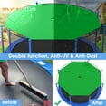 thumbnail image 2 of Bxaolu Trampoline Shade Cover, Trampoline Cover for 8/10/12/14FT Outdoor Round Trampoline Sun Protection, Easy to Install,for Backyard Playground(Green,12FT 8 Poles), 2 of 9