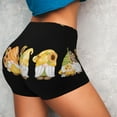 thumbnail image 5 of Yiaed Sunflower Gnomes 5 Print Women's Athletic Shorts Running Shorts Sporty Short High Waisted Elastic Workout Shorts for Yoga Gym Running & Sports -Small, 5 of 8