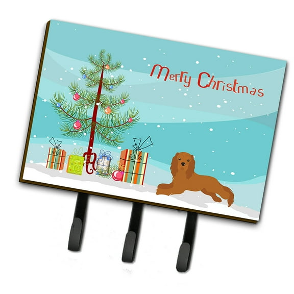 Ruby Cavalier King Charles Spaniel Christmas Tree Leash or Key Holder